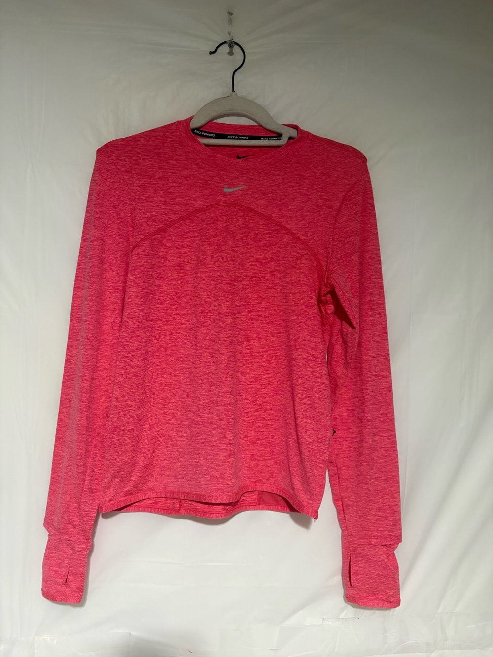 Nike Women's Pink Long-Sleeve Performance Top